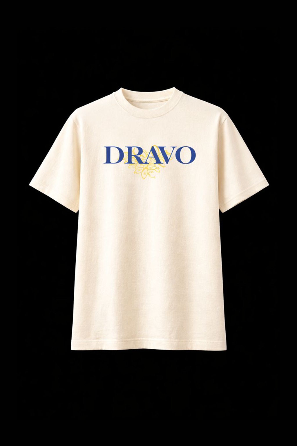 DRAVO Blue Flight Peach Heavyweight Tee - Image 2