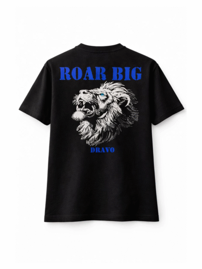 DRAVO Black Roar lion Tee